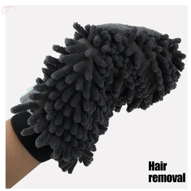 Pet Bathing Brush 2-in-1 Grooming Glove Elegant Dog Grooming Tool For Brushing, Massaging, And Drying Pet Grooming Kit For Dog Cat 2-Sided Bathing Brush Cleaning Massage Glove - Brocelles