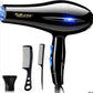 220V Hair Dryer Professional 2200W Gear Strong Power Blow Hair Dryer Brush For Hairdressing Barber Salon Tools Hair Dryer Fan - Brocelles