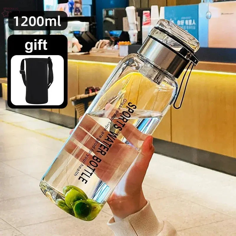 2L Large Capacity Glass Water Bottle Brocelles