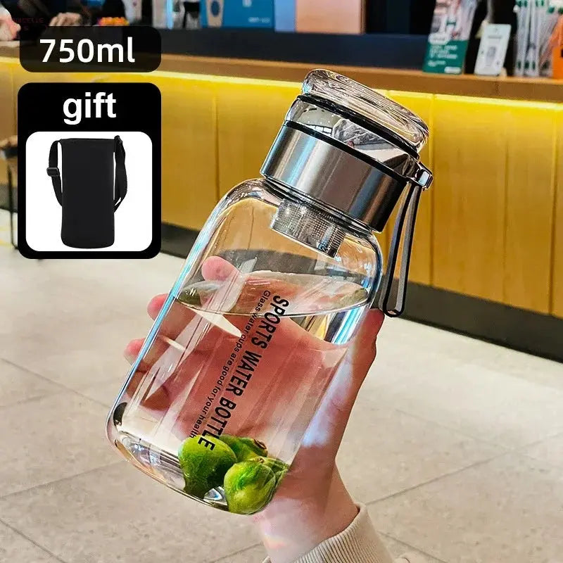 2L Large Capacity Glass Water Bottle Brocelles