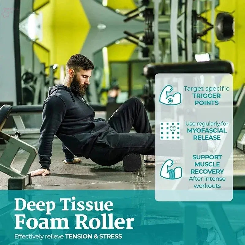 33cm Fitness Foam Roller Yoga Massage Roller - Brocelles