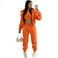 3pcs Women's Clothing Set Fleece-lined Brocelles.