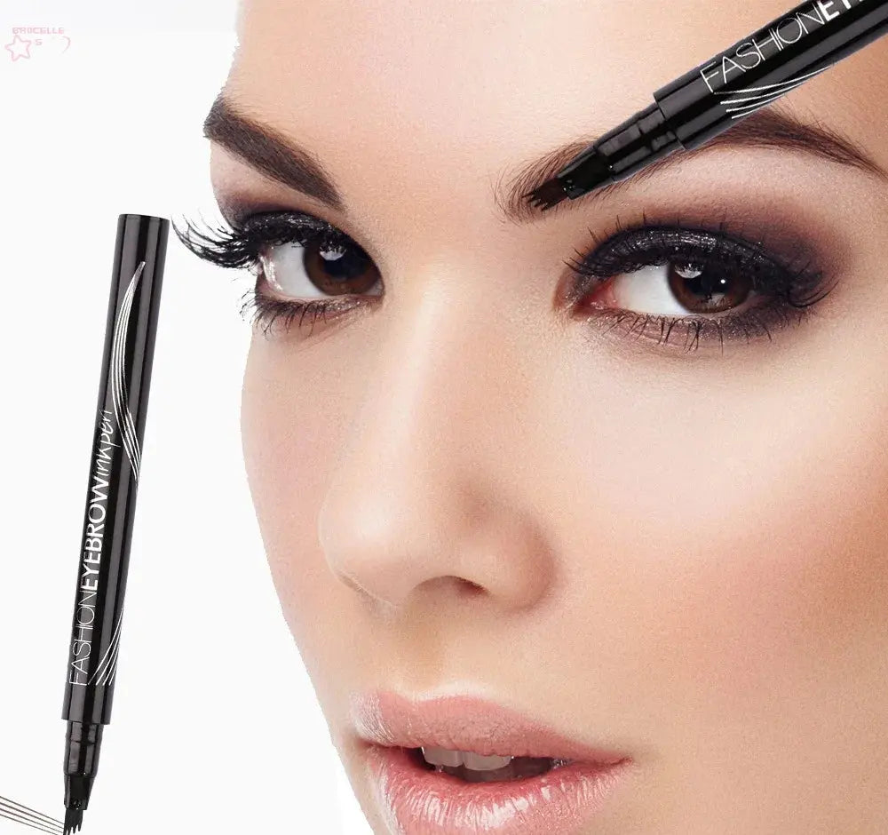 4D Microblading Eyebrow Pen with 4 Forks Tip Brocelles