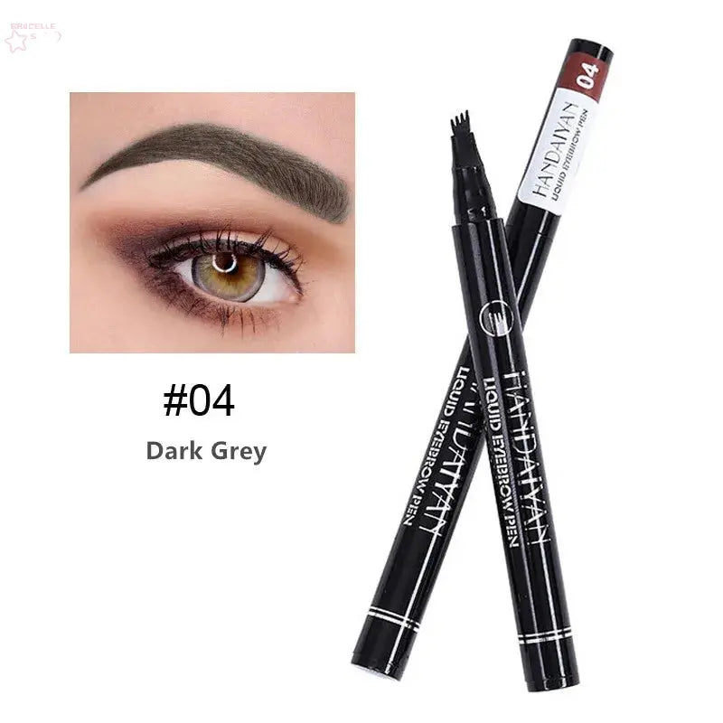 4D Microblading Eyebrow Pen with 4 Forks Tip - Brocelles