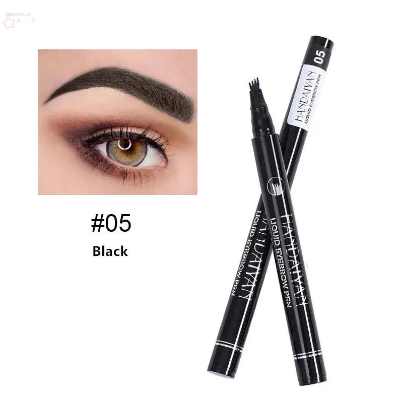 4D Microblading Eyebrow Pen with 4 Forks Tip - Brocelles