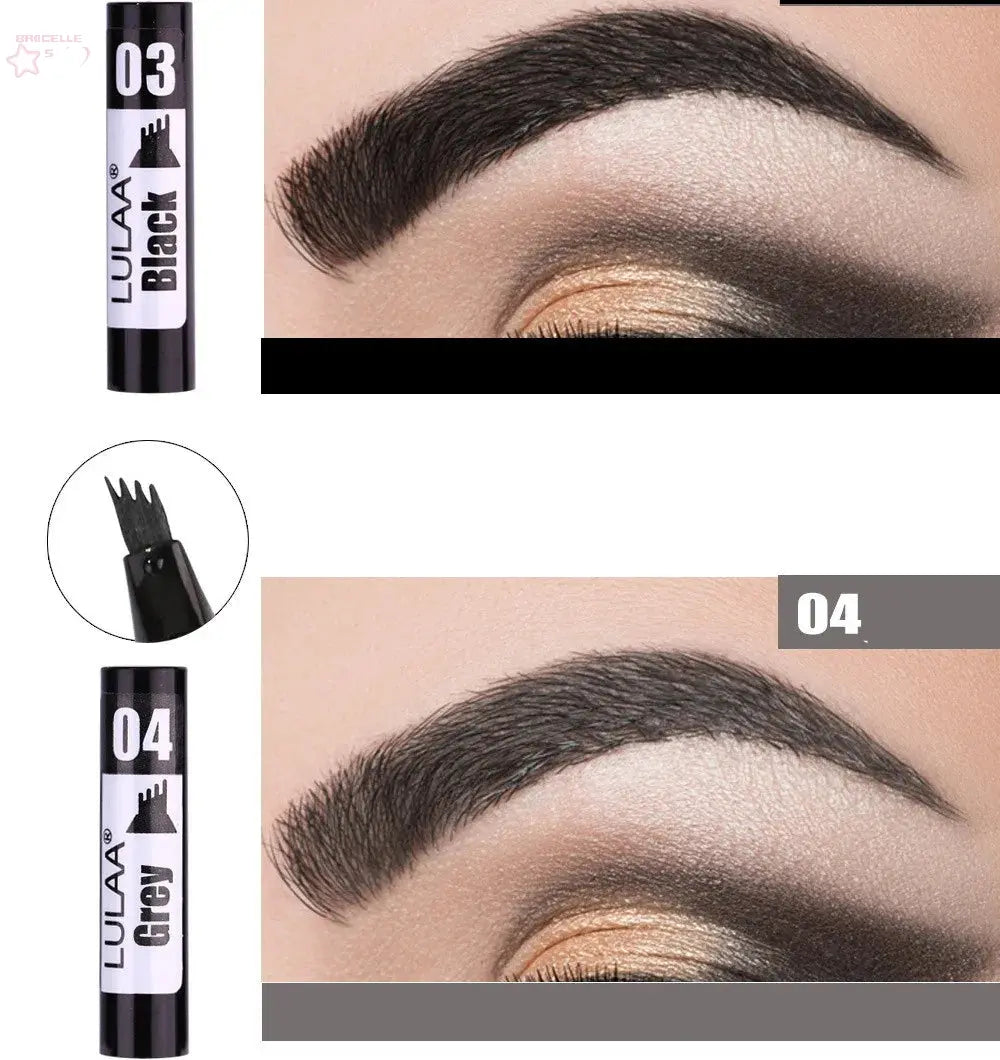 4D Microblading Eyebrow Pen with 4 Forks Tip Brocelles