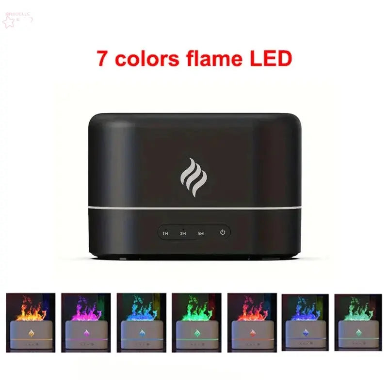 7-Color Light Simulated Flame Aromatherapy Brocelles