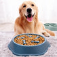 Anti-Choking Pet Slow Food Bowl Bone Shaped Slow Food Dog Bowl Food Bowl Anti-Spill Pet Bowl Brocelles