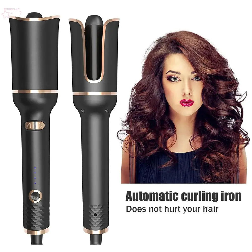 Auto Rotating Ceramic Hair Curler Automatic Curling Iron Styling Tools. Brocelles