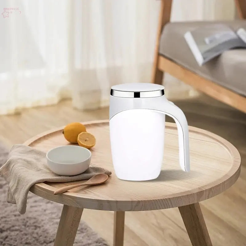 Automatic Stirring Cup Mug Rechargeable Portable Coffee Electric Stirring Stainless Steel Rotating Magnetic Home Drinking Tools - Brocelles