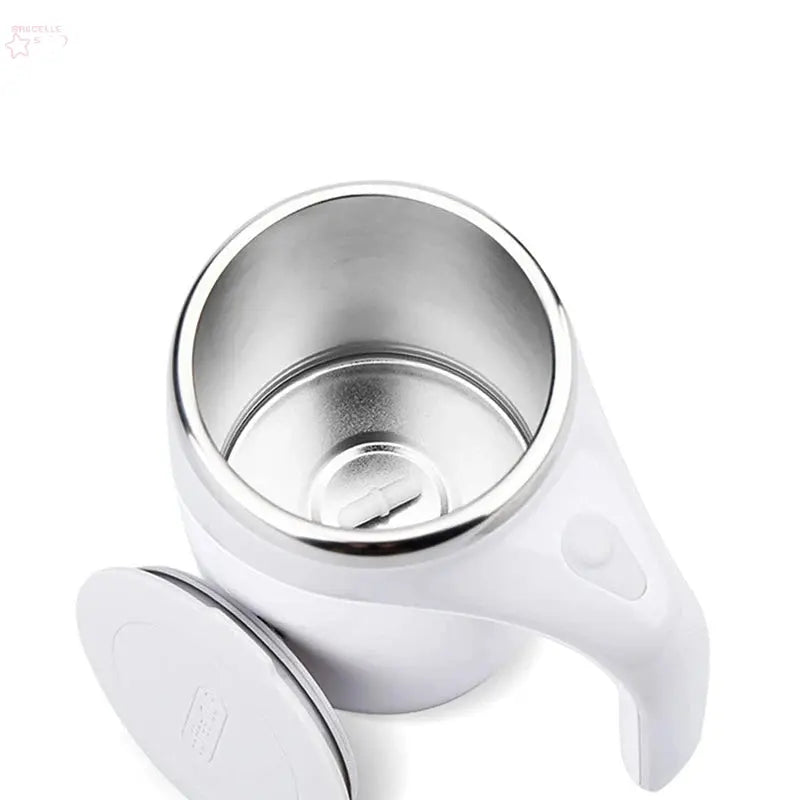 Automatic Stirring Cup Mug Rechargeable Portable Coffee Electric Stirring Stainless Steel Rotating Magnetic Home Drinking Tools - Brocelles