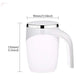 Automatic Stirring Cup Mug Rechargeable Portable Coffee Electric Stirring Stainless Steel Rotating Magnetic Home Drinking Tools - Brocelles