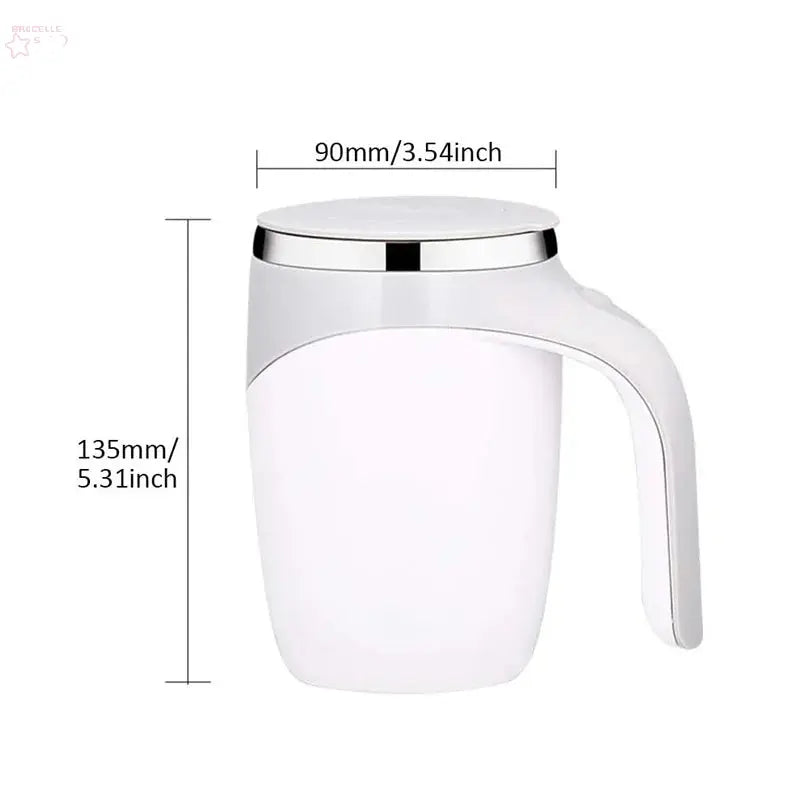 Automatic Stirring Cup Mug Rechargeable Portable Coffee Electric Stirring Stainless Steel Rotating Magnetic Home Drinking Tools - Brocelles