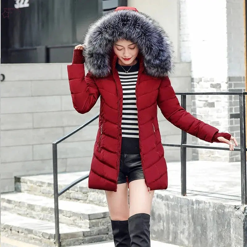 BROCELLES Ladies Coat Long Coats Parka Womens Jackets Brocelles.