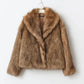 BROCELLES Luxury Brown Women's Fluffy Brocelles.