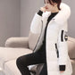 BROCELLES Women Winter Fur Collar Hooded Brocelles.