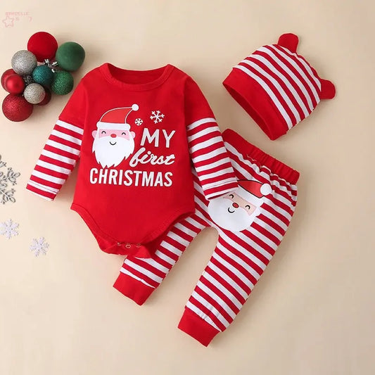 Baby Girls' 3-piece Christmas set by Brocelles Brocelles