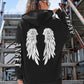 Beautiful Angel Wings Printed Hoodies Brocelles.