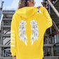 Beautiful Angel Wings Printed Hoodies Brocelles.