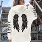 Beautiful Angel Wings Printed Hoodies Brocelles.