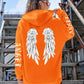 Beautiful Angel Wings Printed Hoodies Brocelles.