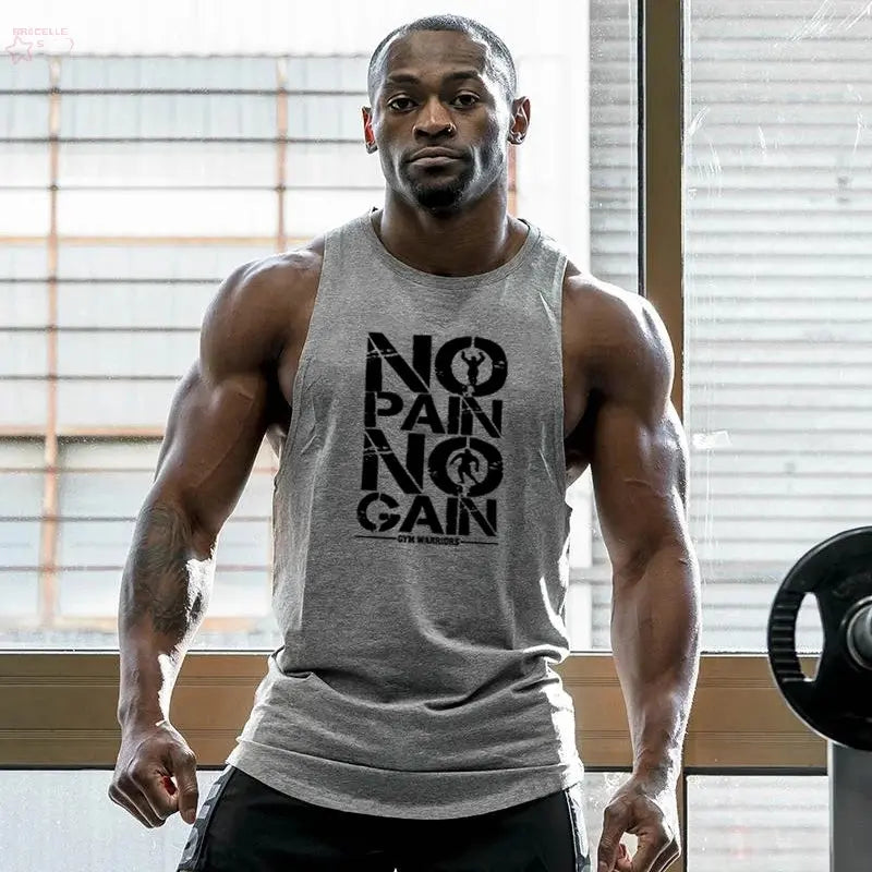 Brand Gyms Clothing Mens Bodybuilding Hooded Tank Top Cotton Sleeveless Vest Sweatshirt Fitness Workout Sportswear Tops Male Brocelles