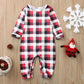 Brocelles Christmas Family Matching Pajamas Set – Deer Design Top & Pants Brocelles