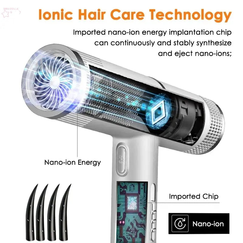 Brocelles Salon Hair Styler Tool Hair Blower Electric Blow Drier Brocelles