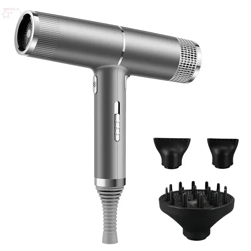 Professional Hair Dryer Infrared Negative Ionic Blow Dryer Hot Cold Wind Salon Hair Styler Tool Hair Blower Electric Blow Drier - Brocelles