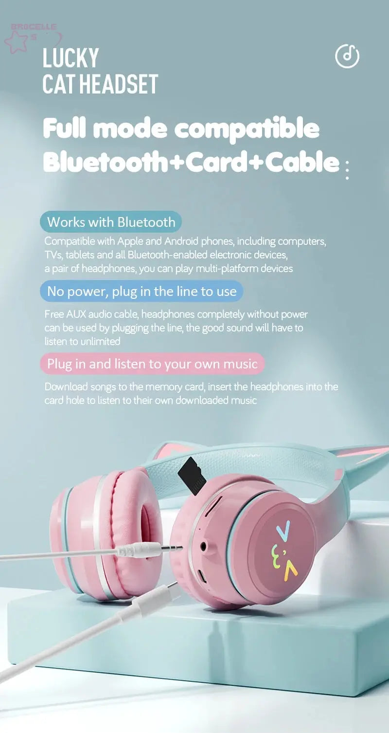 Brocelles Wireless Headphones - Brocelles