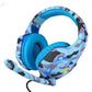 Camouflage Gaming Headset Luminous Headset T-176 Headset Headset Wired Headset Strong Bass - Brocelles