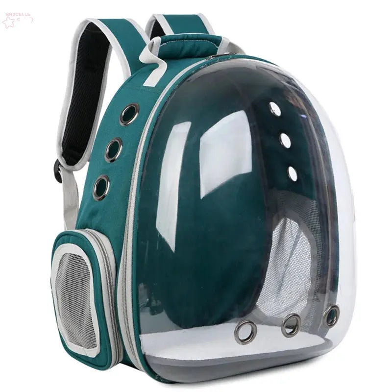 Cat Pet Carrier Backpack Transparent Capsule Bubble Pet Backpack Small Animal Puppy Kitty Bird Breathable Pet Carrier for Travel Brocelles