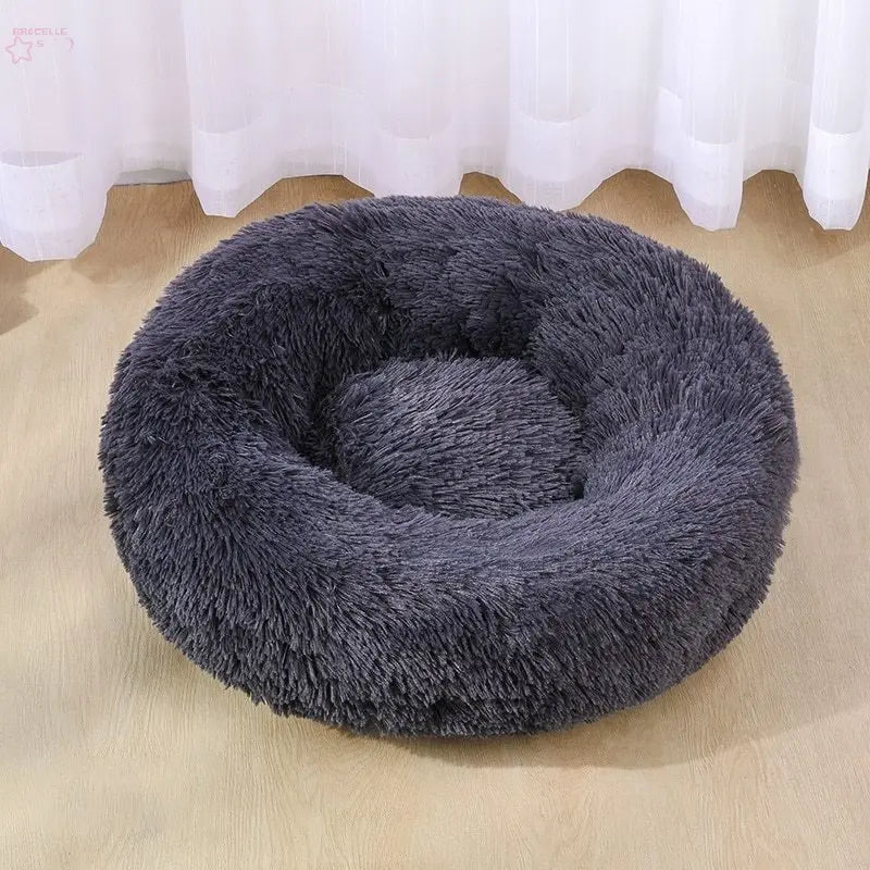 Dog Bed Super Soft Washable Long Plush Pet Kennel Deep Sleep Dog House Velvet Mats Sofa For Dog Basket Pet Cat Bed - Brocelles