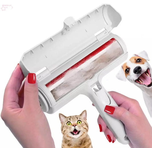 Dog & Cat Fur Remover with Self-Cleaning Base Brocelles