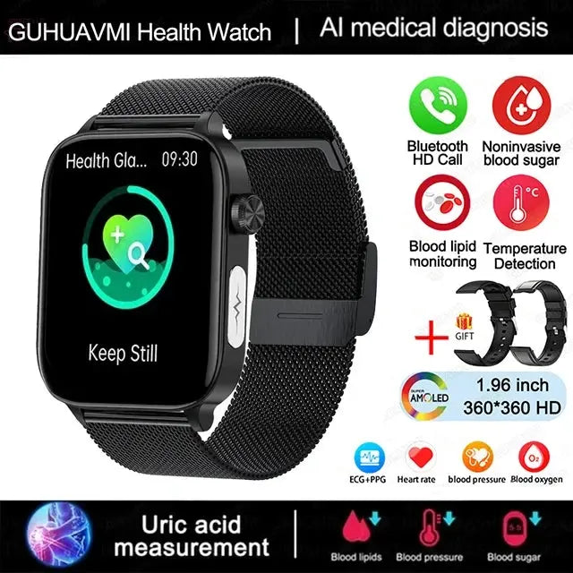 ECG+PPG Medical-Grade Smartwatch - Brocelles