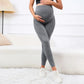 Elastic High Waist Maternity Leggings Brocelles