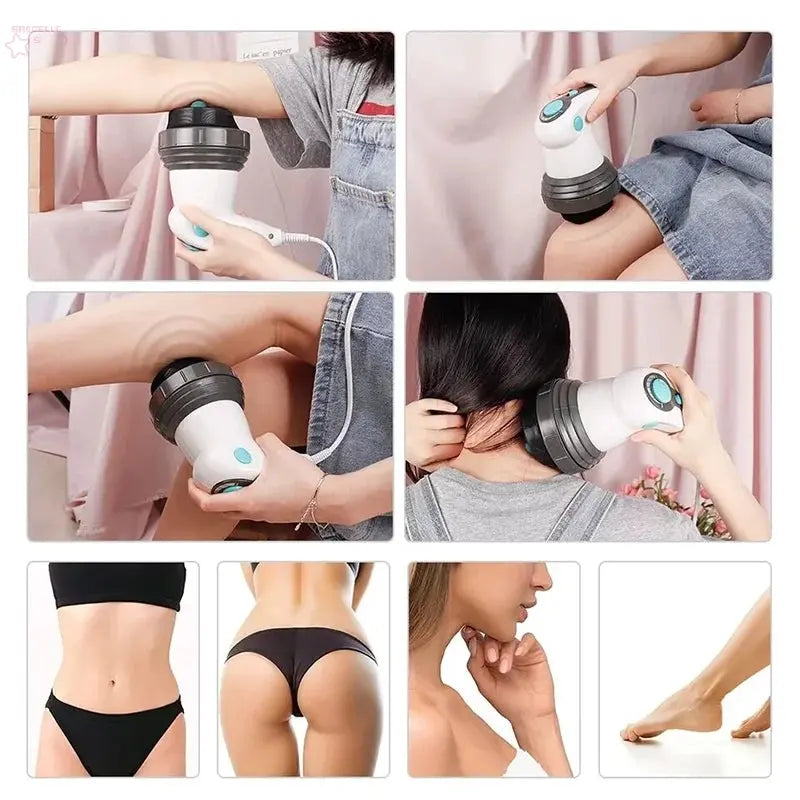 Portable Electric Body Massager for Anti-Cellulite, Fat Slimming, and Muscle Relaxation – High-frequency vibration therapy for the neck, waist, and full-body pain relief.