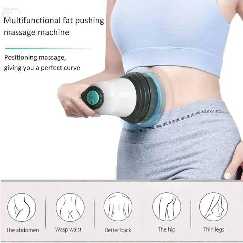 Portable Electric Body Massager for Anti-Cellulite, Fat Slimming, and Muscle Relaxation – High-frequency vibration therapy for the neck, waist, and full-body pain relief.