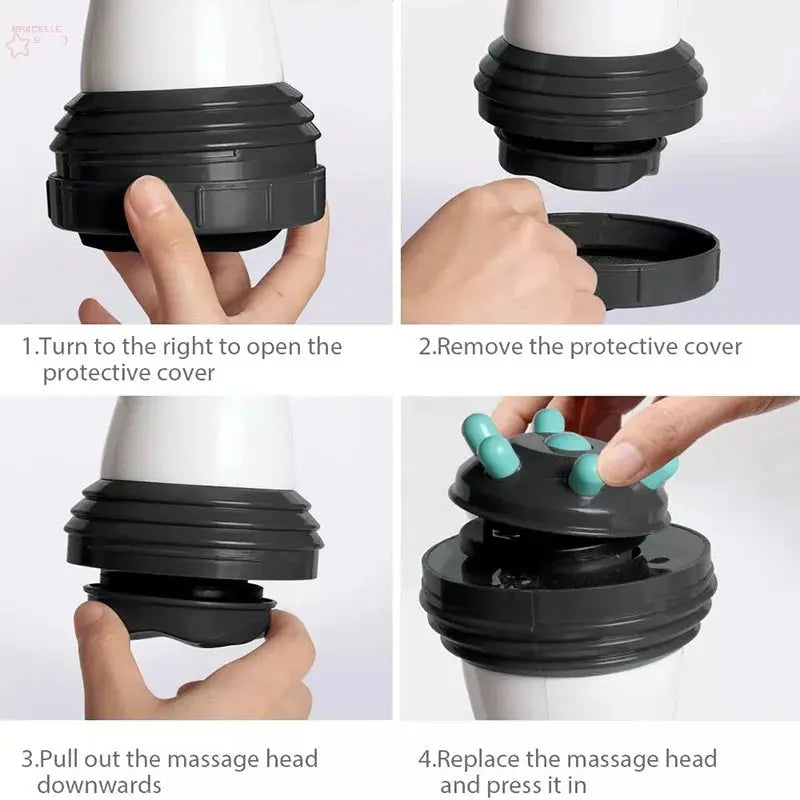 Portable Electric Body Massager for Anti-Cellulite, Fat Slimming, and Muscle Relaxation – High-frequency vibration therapy for the neck, waist, and full-body pain relief.