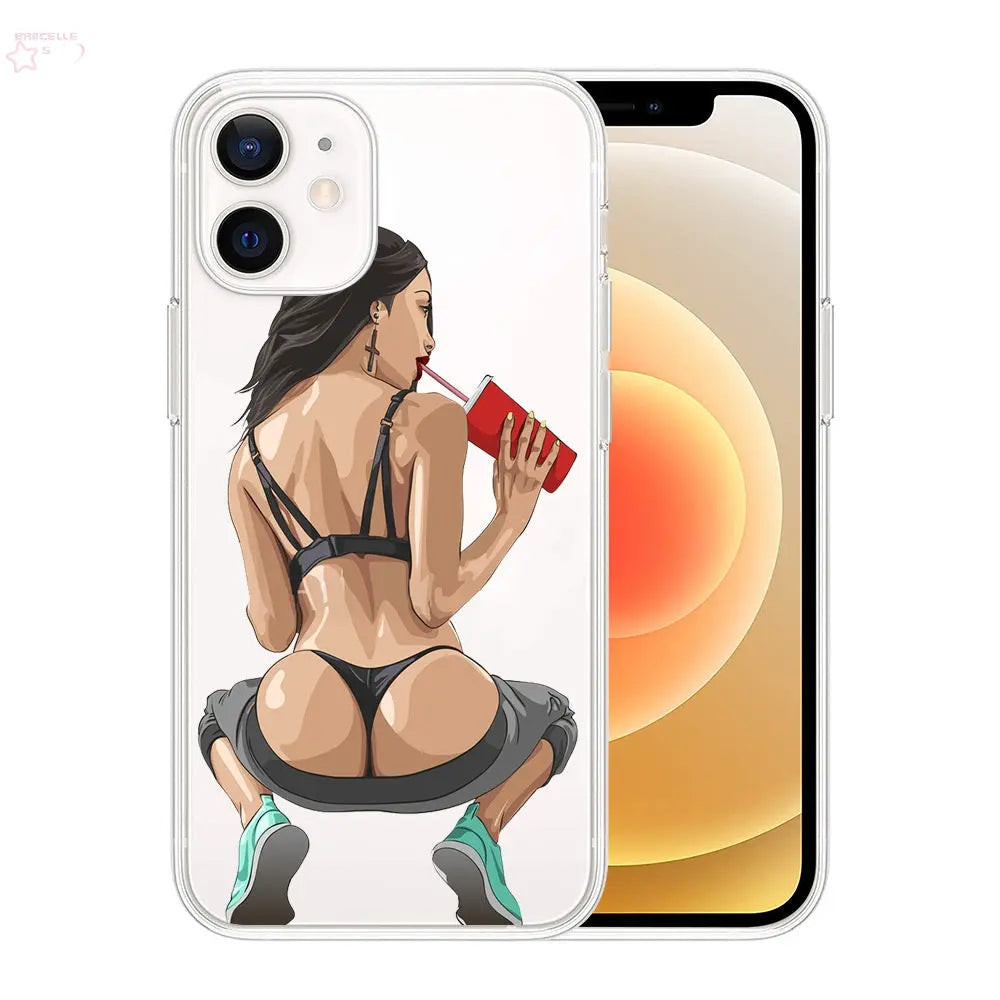 European And American Sexy Beauty Phone Case - Brocelles