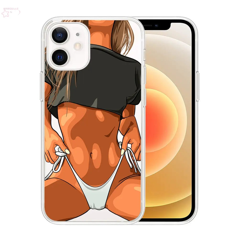 European And American Sexy Beauty Phone Case - Brocelles