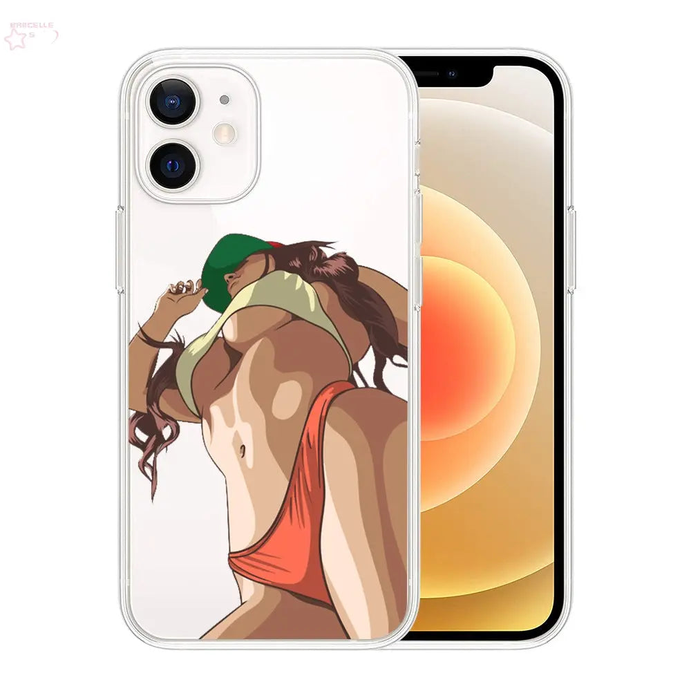 European And American Sexy Beauty Phone Case - Brocelles