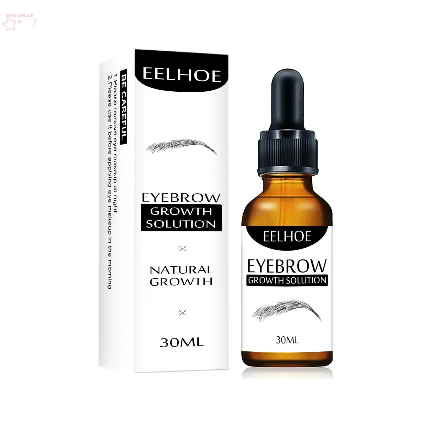 Eyebrow Liquid Eyebrow Black Thick Natural Brocelles