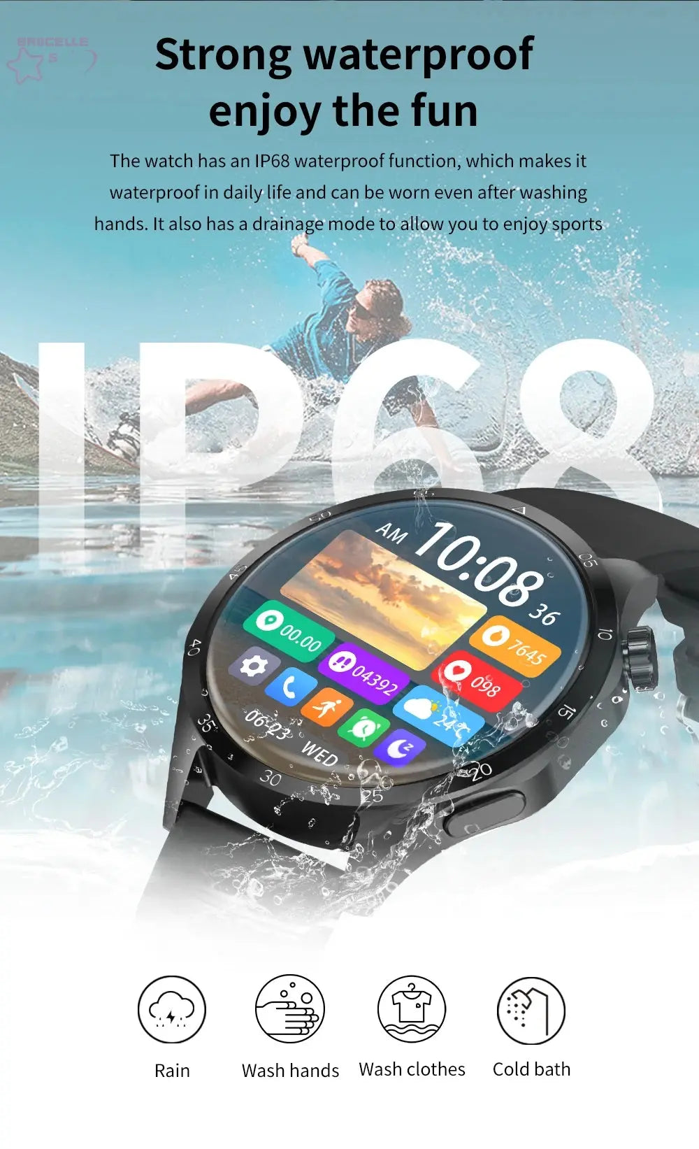 GT4 Pro GPS Smartwatch Brocelles