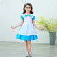 Girl's Princess Dress Alice Cotton Dress Birthday Halloween Dress Brocelles