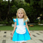 Girl's Princess Dress Alice Cotton Dress Birthday Halloween Dress Brocelles