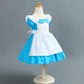 Girl's Princess Dress Alice Cotton Dress Birthday Halloween Dress Brocelles