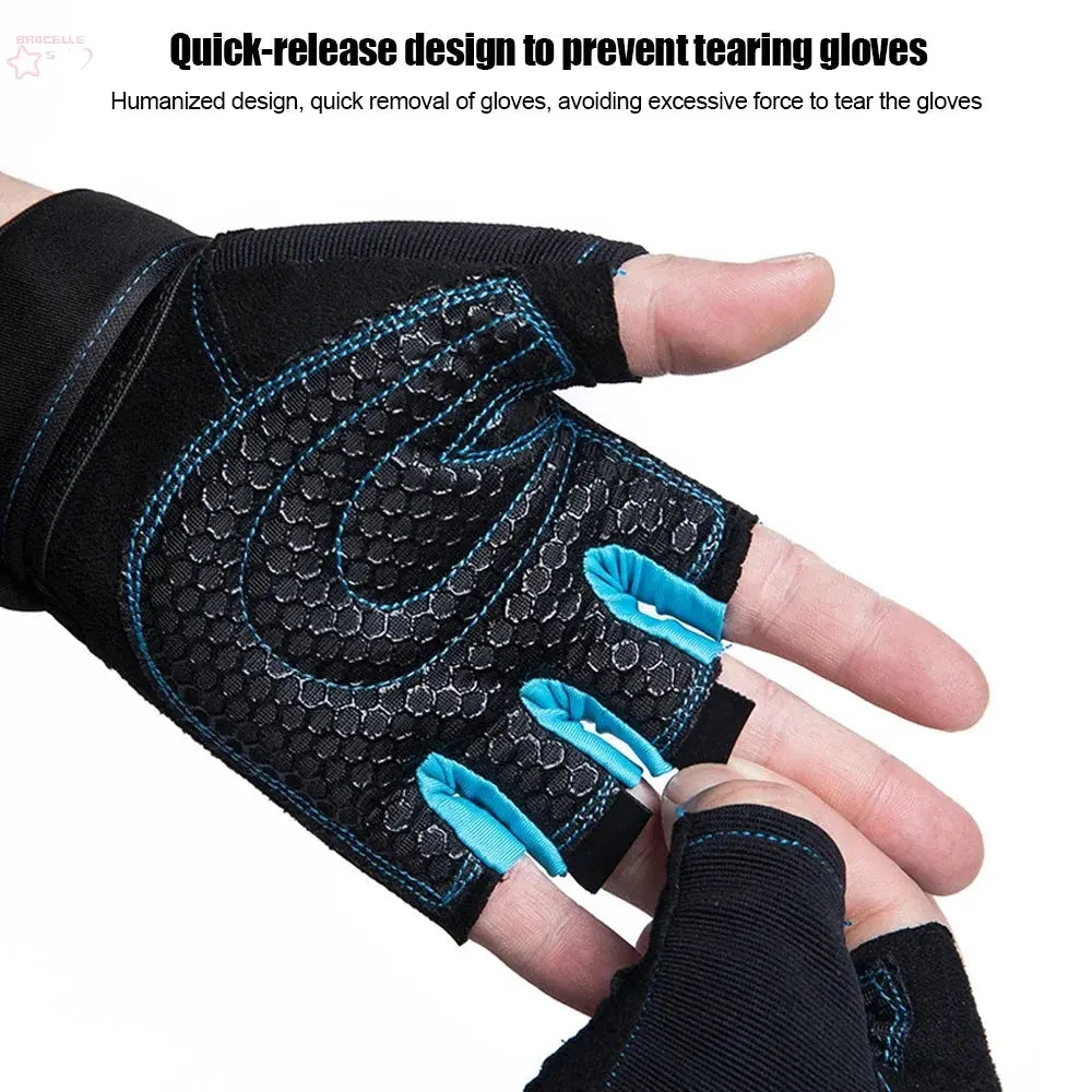 Gym Gloves Fitness Weight Lifting Gloves Body Building - Brocelles