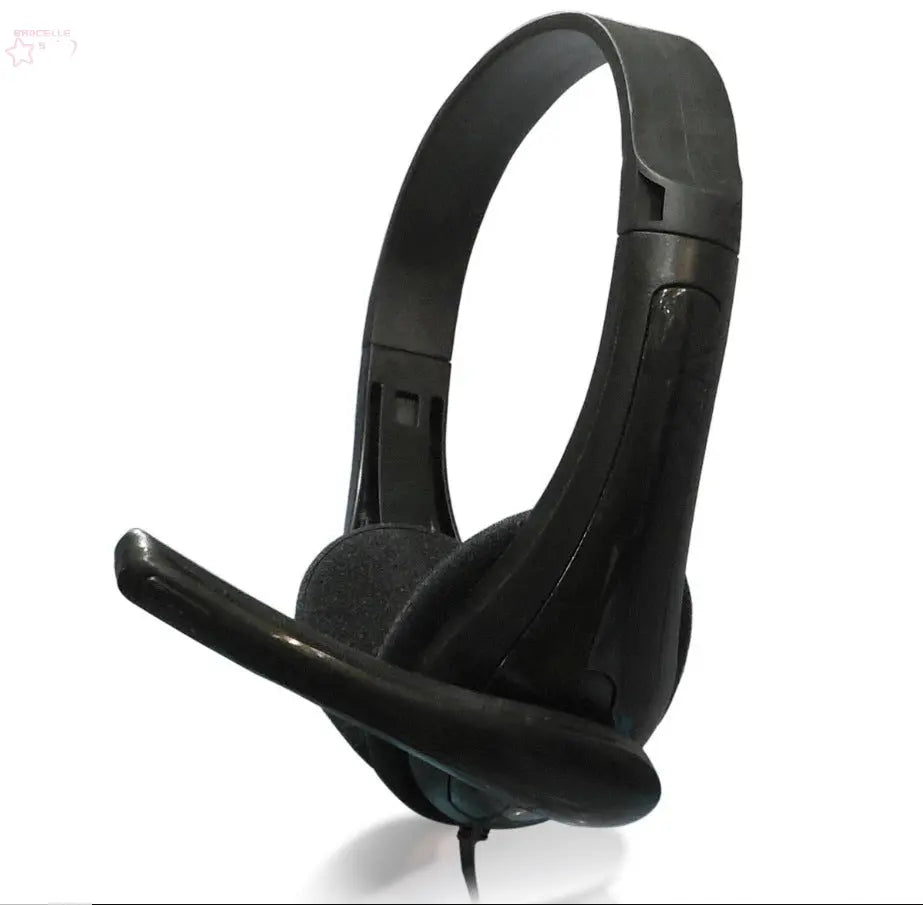 Headset Computer Headset With Wire Control Headset - Brocelles