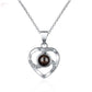 Hollow Zircon Love Necklace Gift Set Brocelles.